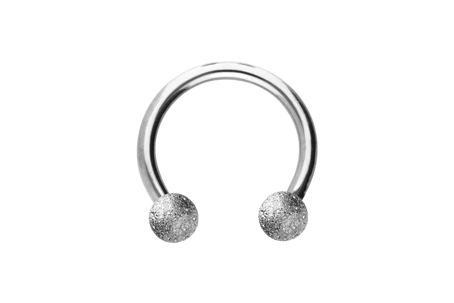 Chirurgenstahl Hufeisenring Piercing DIAMANTOPTIK